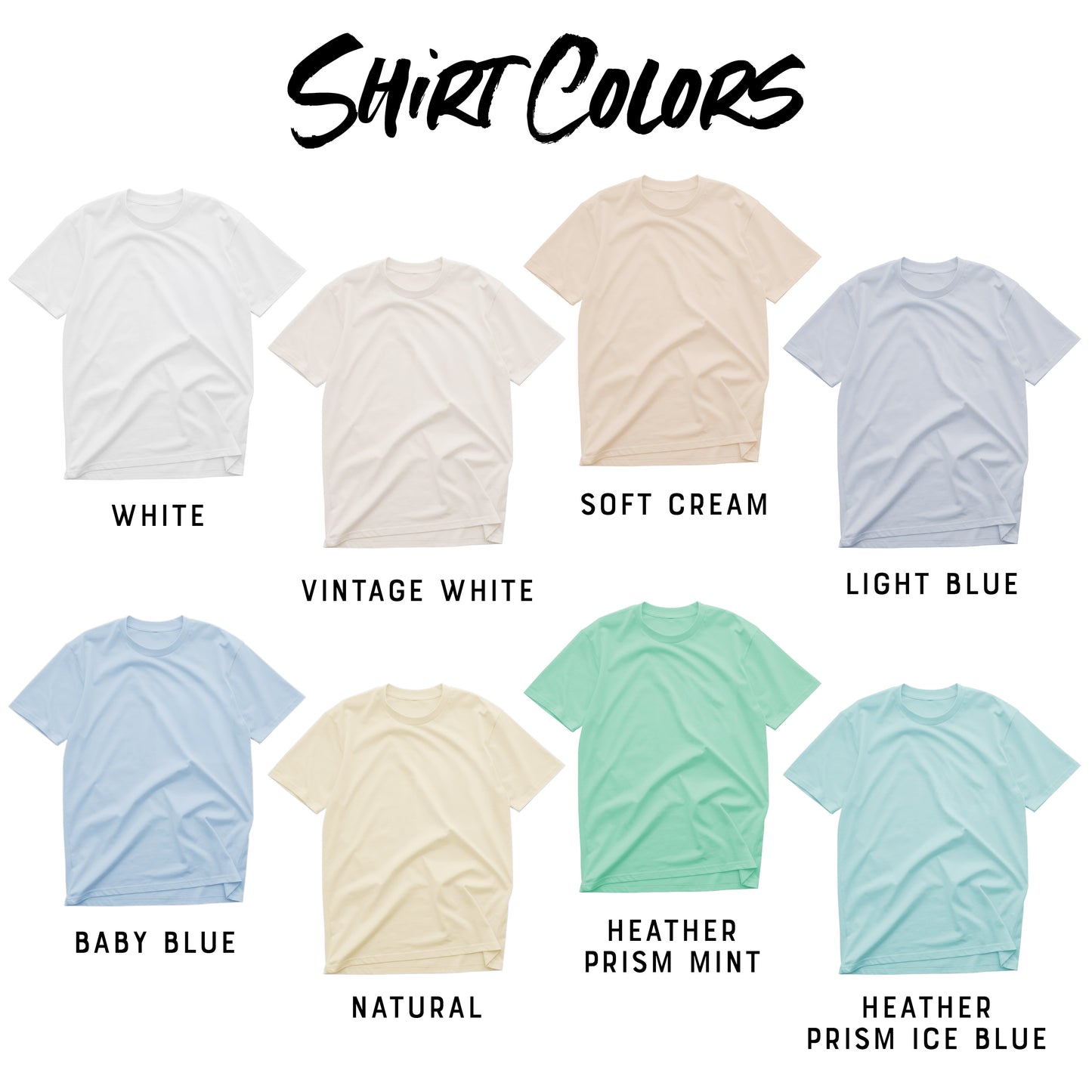 Church, Trestles Surf T-Shirt | Sacred Waves Southern California Tee — the shirt colors available
