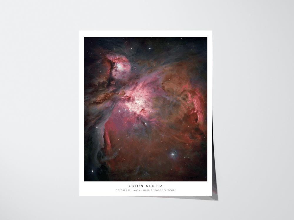 Personalized Hubble birthday prints